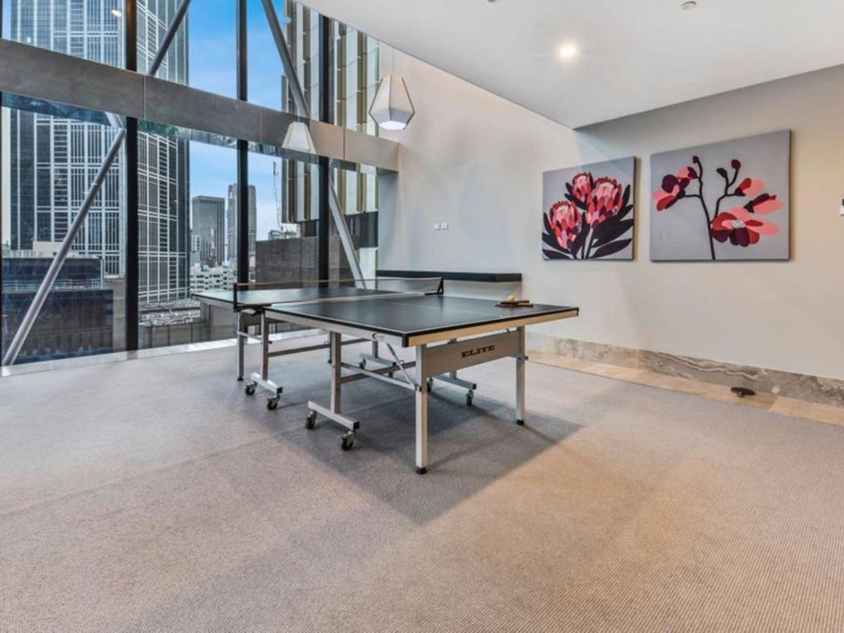 メルボルンBeautiful Skyview Cbd Highrise 3Beds With Carpark Availableアパートメント エクステリア 写真